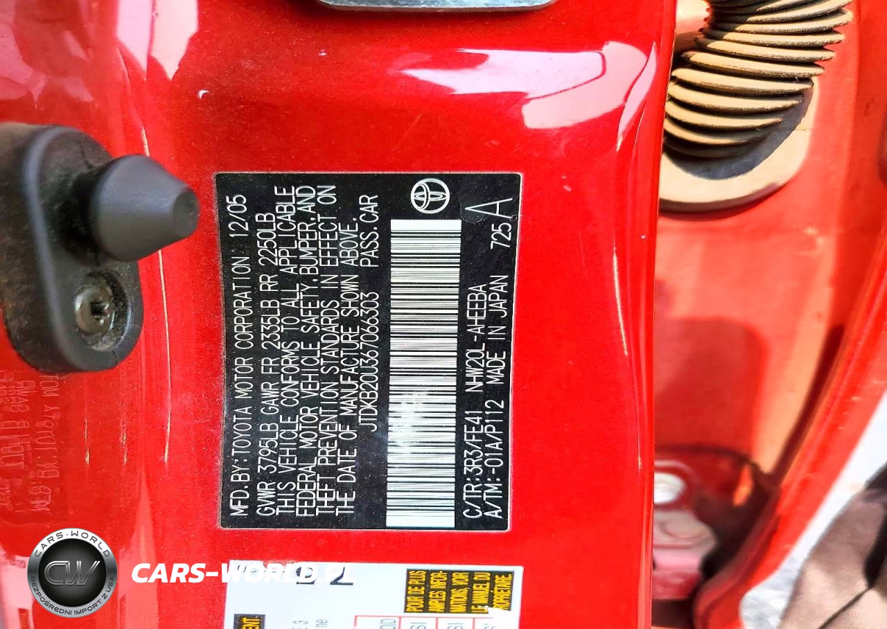 2006 Toyota Prius Base VIN:JTDKB20U367066303 - 12