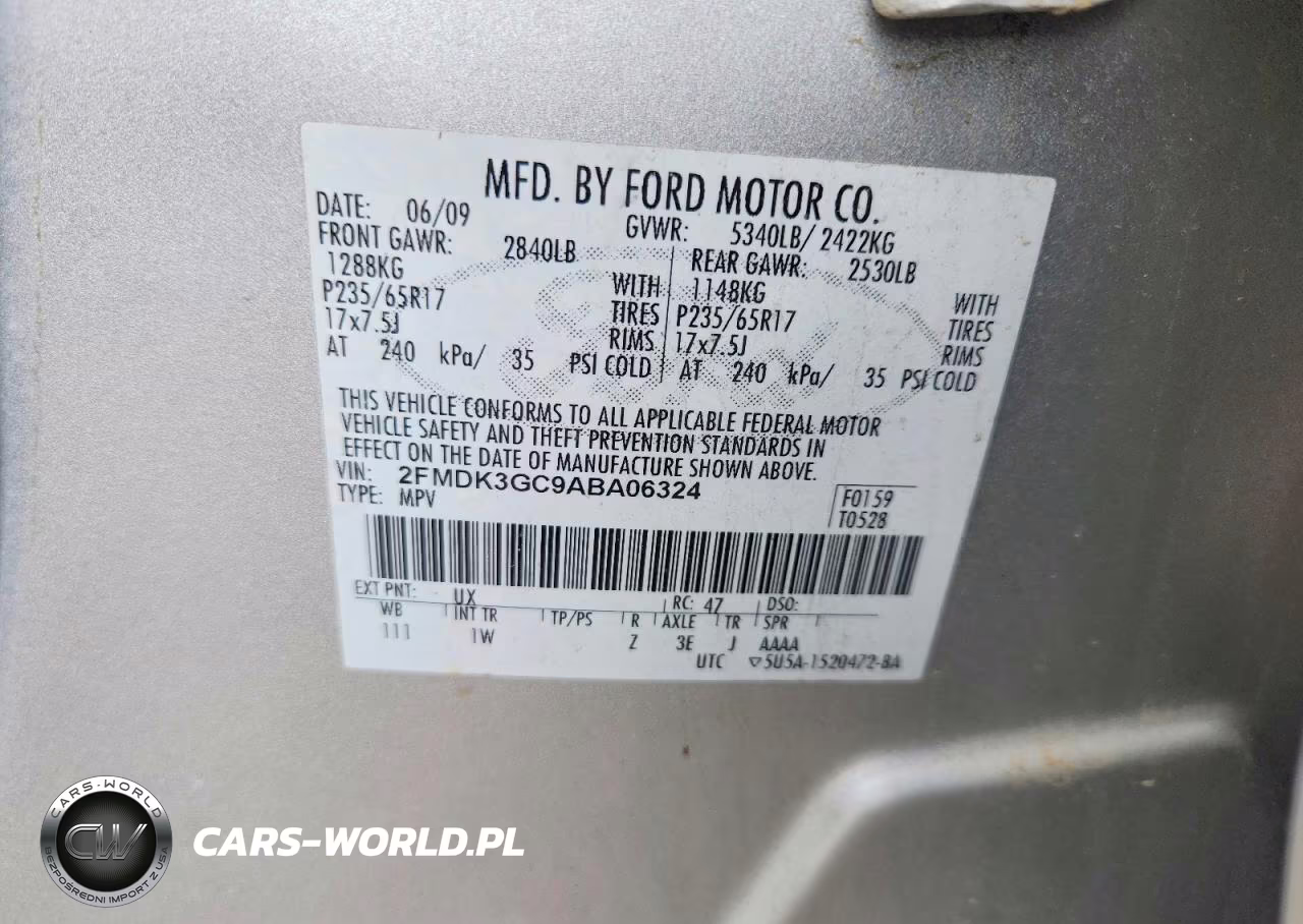 2010 Ford Edge Se VIN:2FMDK3GC9ABA06324 - 13