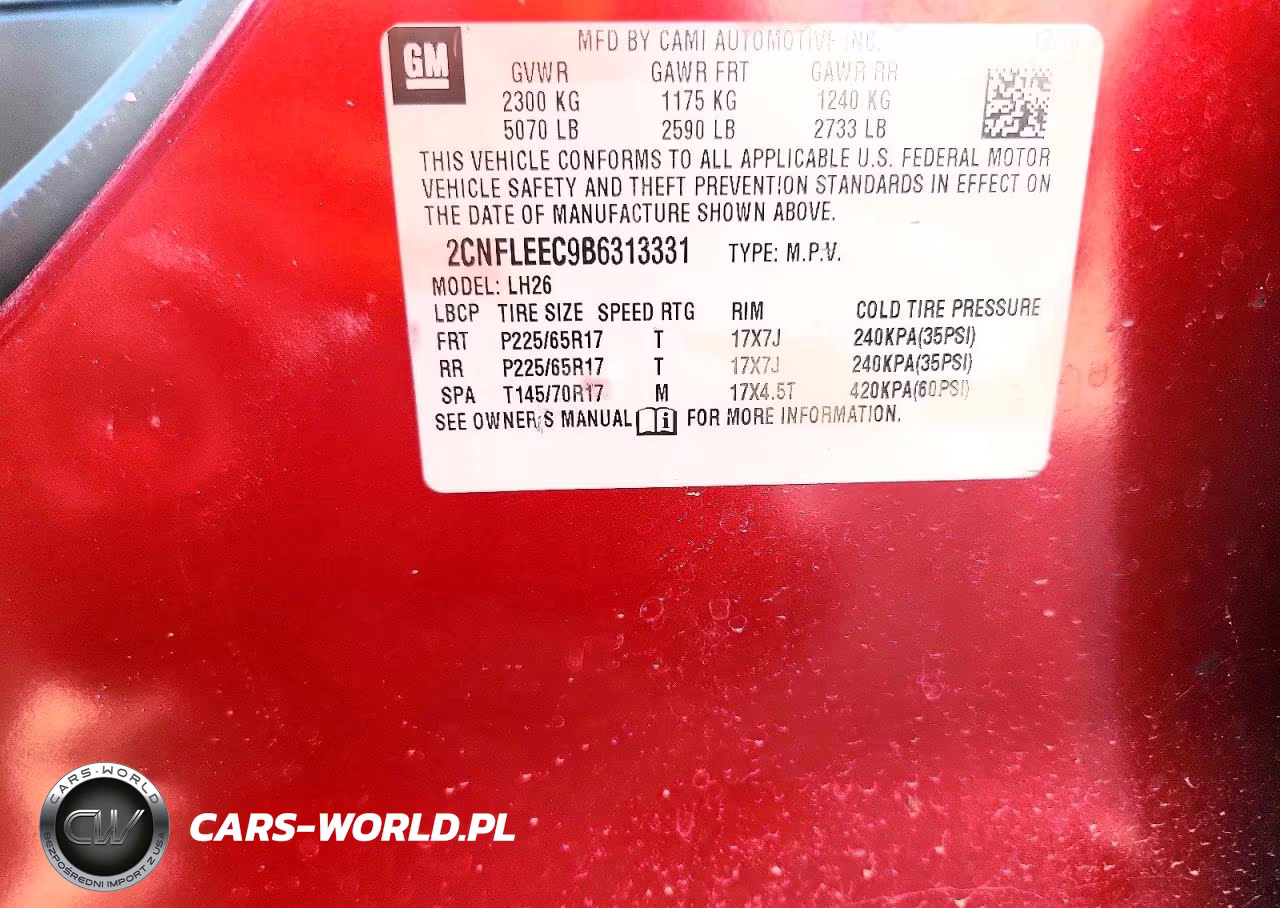 2011 Chevrolet Equinox Lt VIN:2CNFLEEC9B6313331 - 13