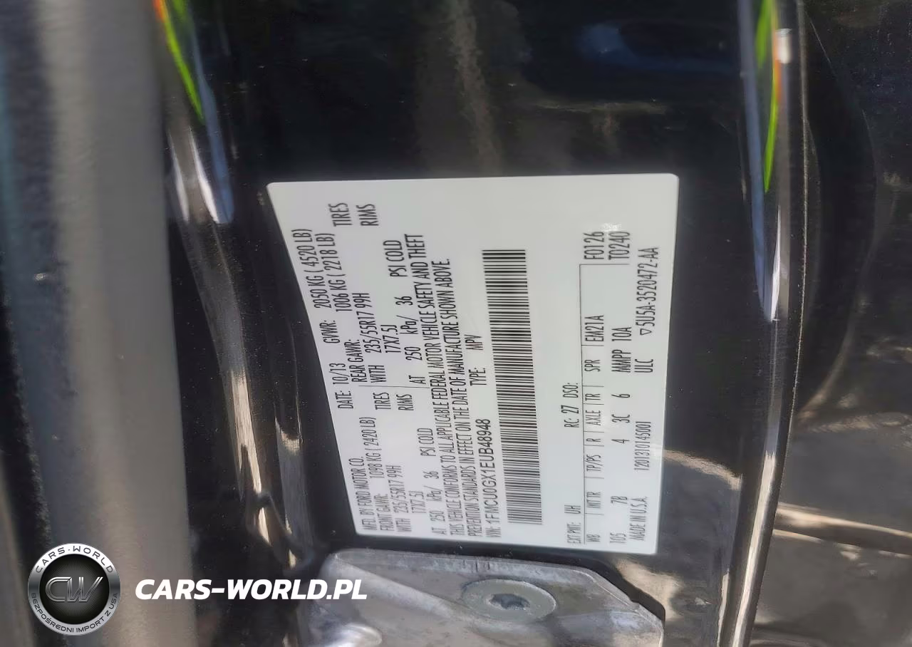2014 Ford Escape Se VIN:1FMCU0GX1EUB48948 - 13