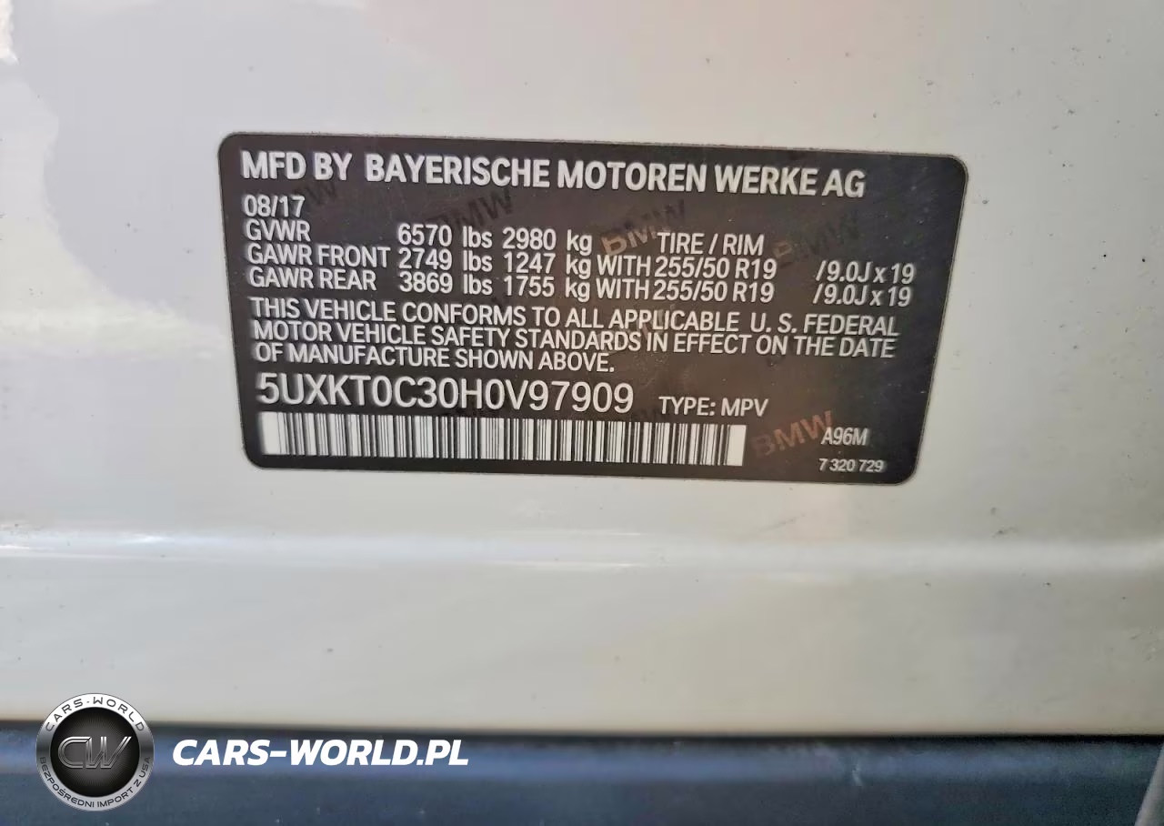 2017 BMW X5 Xdr40E VIN:5UXKT0C30H0V97909 - 13