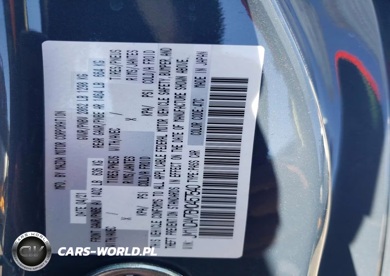 2021 Mazda Mx-5 Miata Grand Touring VIN:JM1NDAM76M0457540 - 12