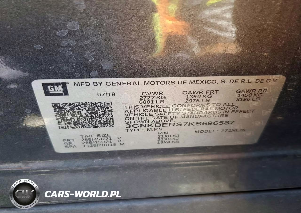 2019 Chevrolet Blazer Rs VIN:3GNKBERS7KS696587 - 12