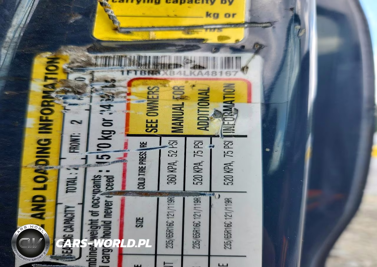 2020 Ford Transit 250 Delivery Van VIN:1FTBR3X84LKA48167 - 13