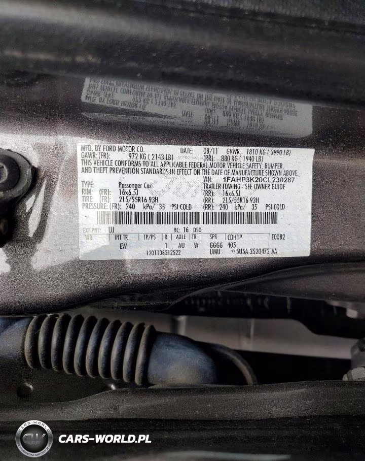 2012 Ford Focus Se VIN:1FAHP3K20CL230287 - 14