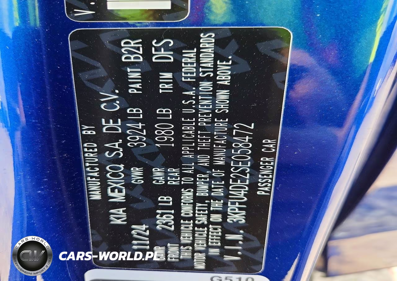 2025 Kia K4 Ex VIN:3KPFU4DE2SE058472 - 12