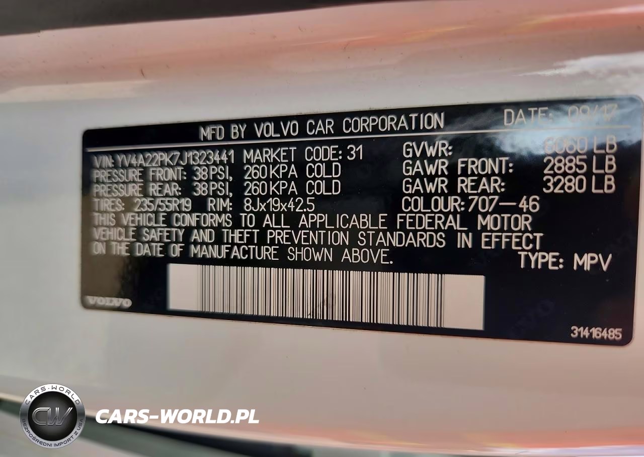 2018 Volvo Xc90 T6 VIN:YV4A22PK7J1323441 - 23