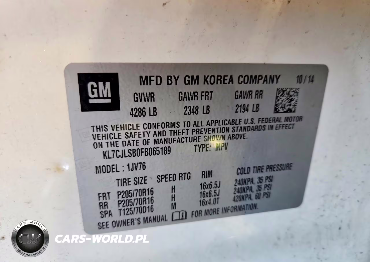 2015 Chevrolet Trax 1Lt VIN:KL7CJLSB0FB065189 - 28