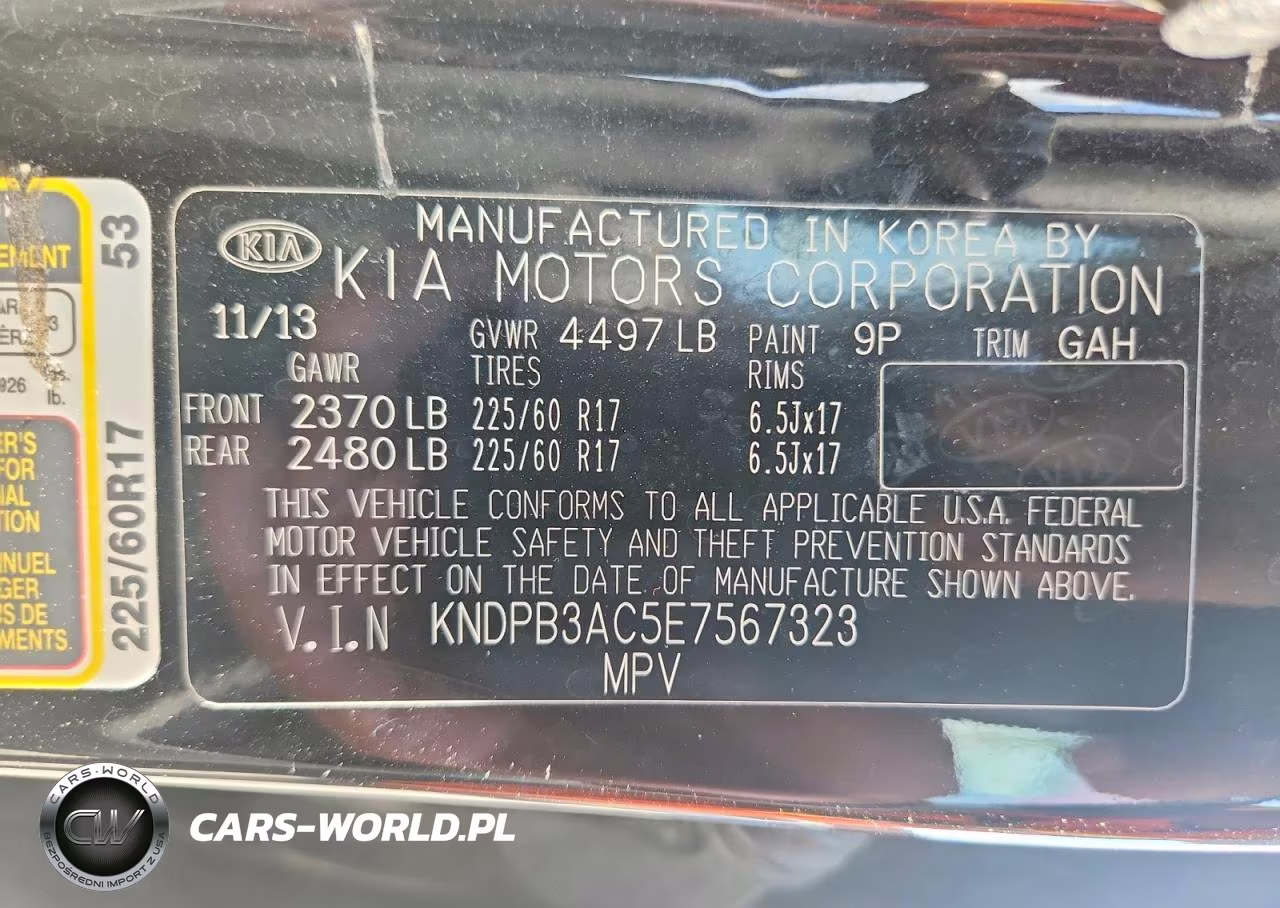 2014 Kia Sportage Lx VIN:KNDPB3AC5E7567323 - 13