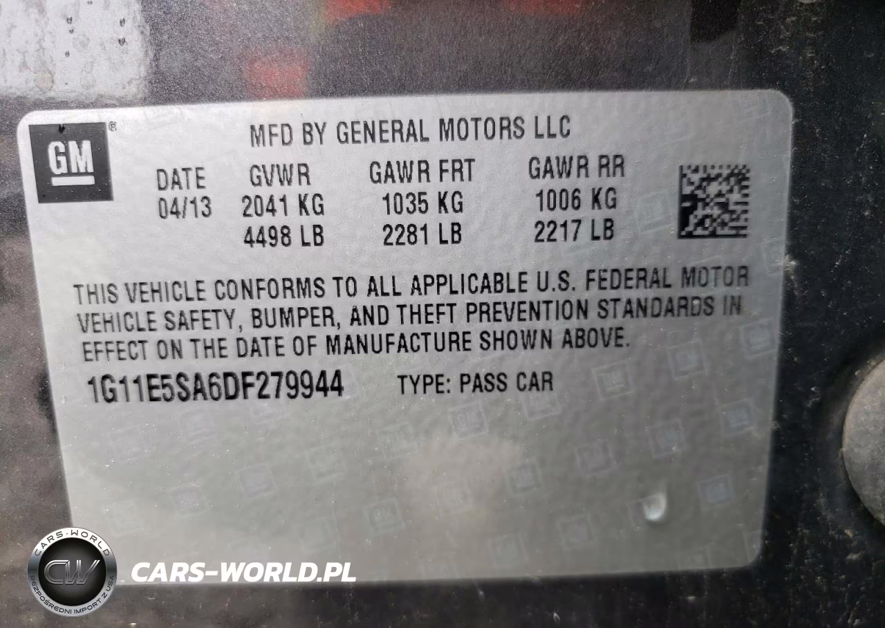 2013 Chevrolet Malibu 2Lt VIN:1G11E5SA6DF279944 - 12