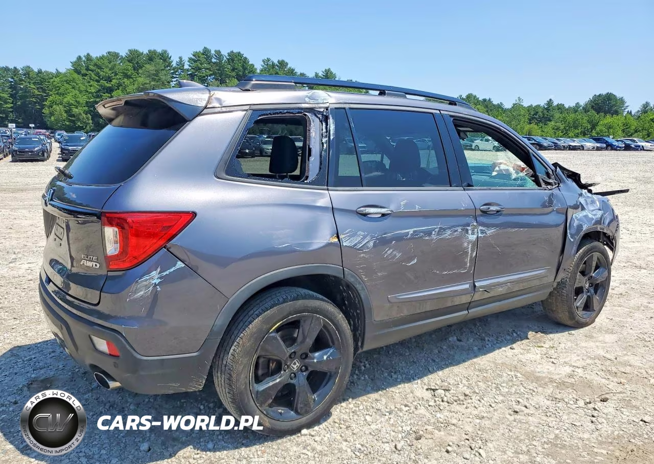 2021 Honda Passport Elite VIN:5FNYF8H01MB031091 - 3