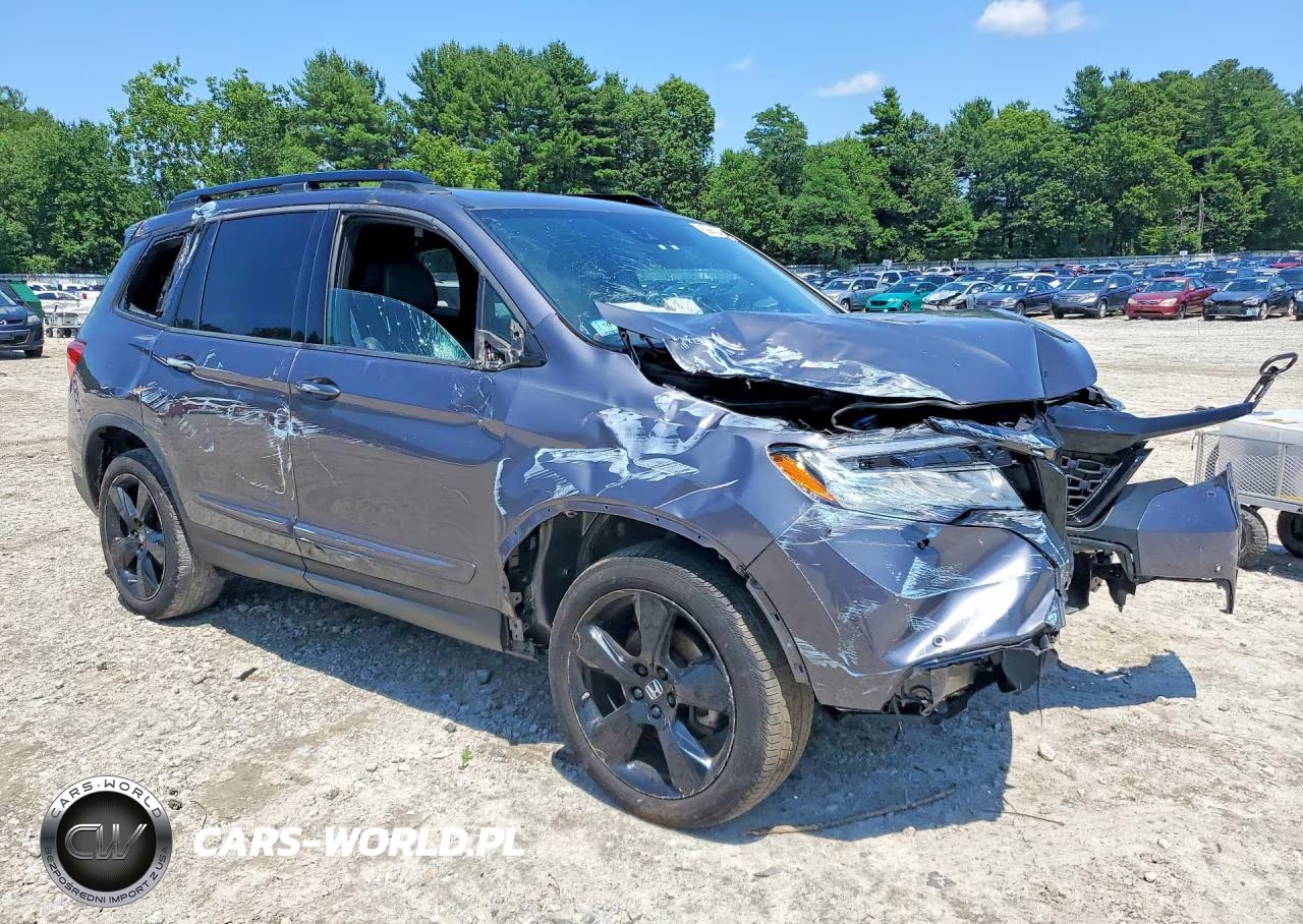 2021 Honda Passport Elite VIN:5FNYF8H01MB031091 - 4