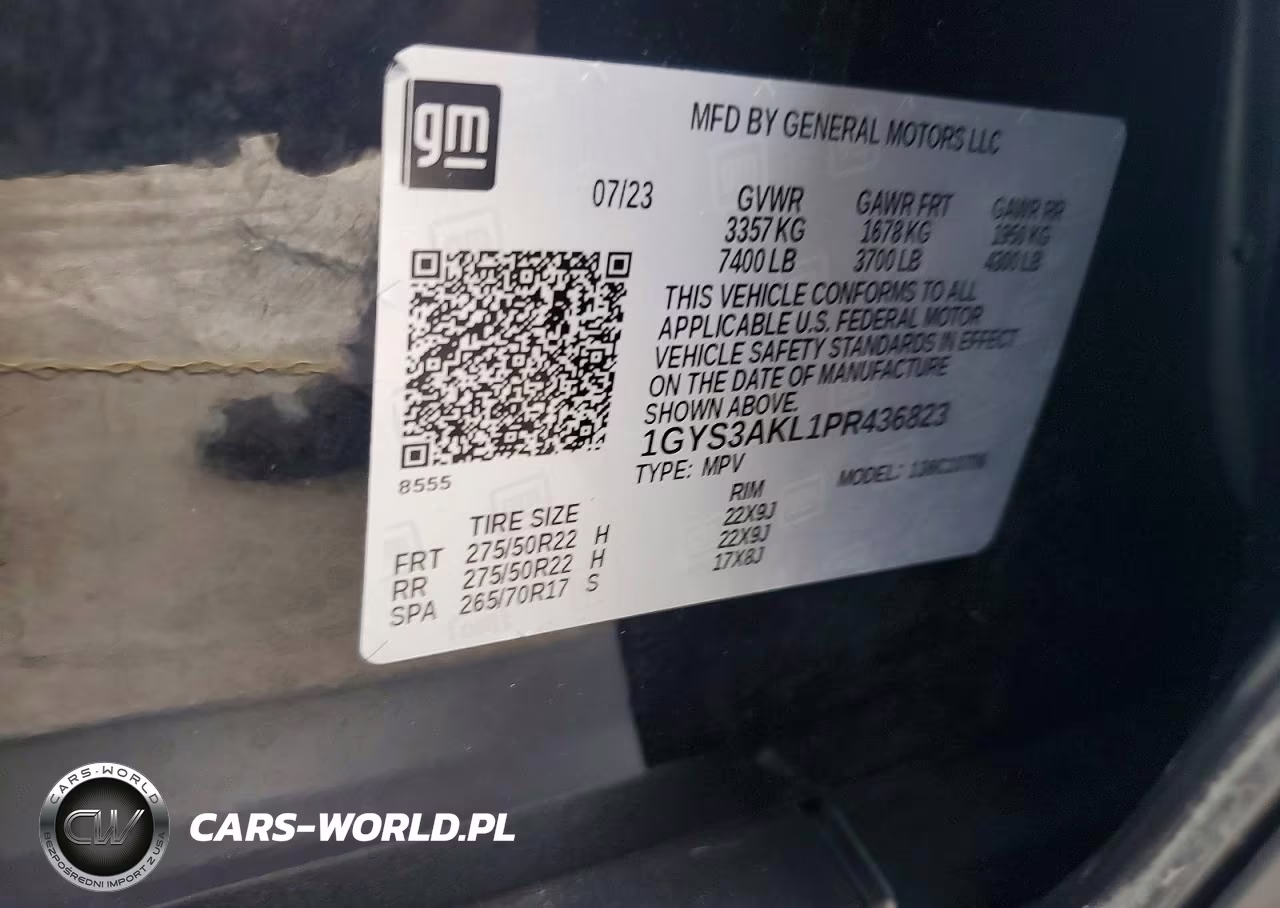 2023 Cadillac Escalade Luxury VIN:1GYS3AKL1PR436823 - 12