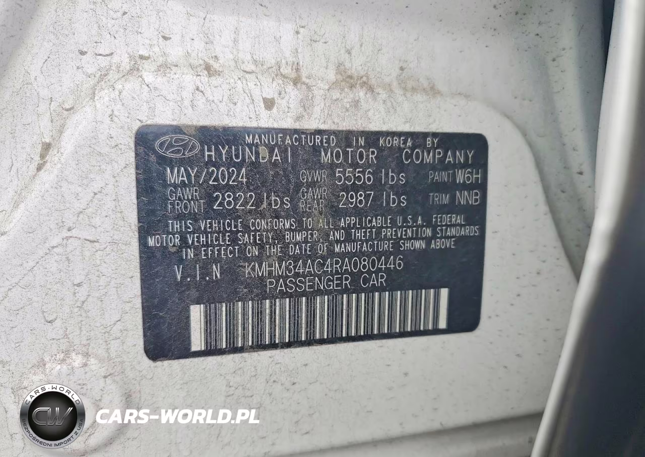 2024 Hyundai Ioniq 6 Sel VIN:KMHM34AC4RA080446 - 12