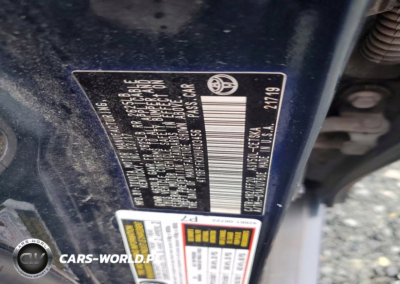 2017 Toyota Camry Se VIN:4T1BF1FKXHU403456 - 12