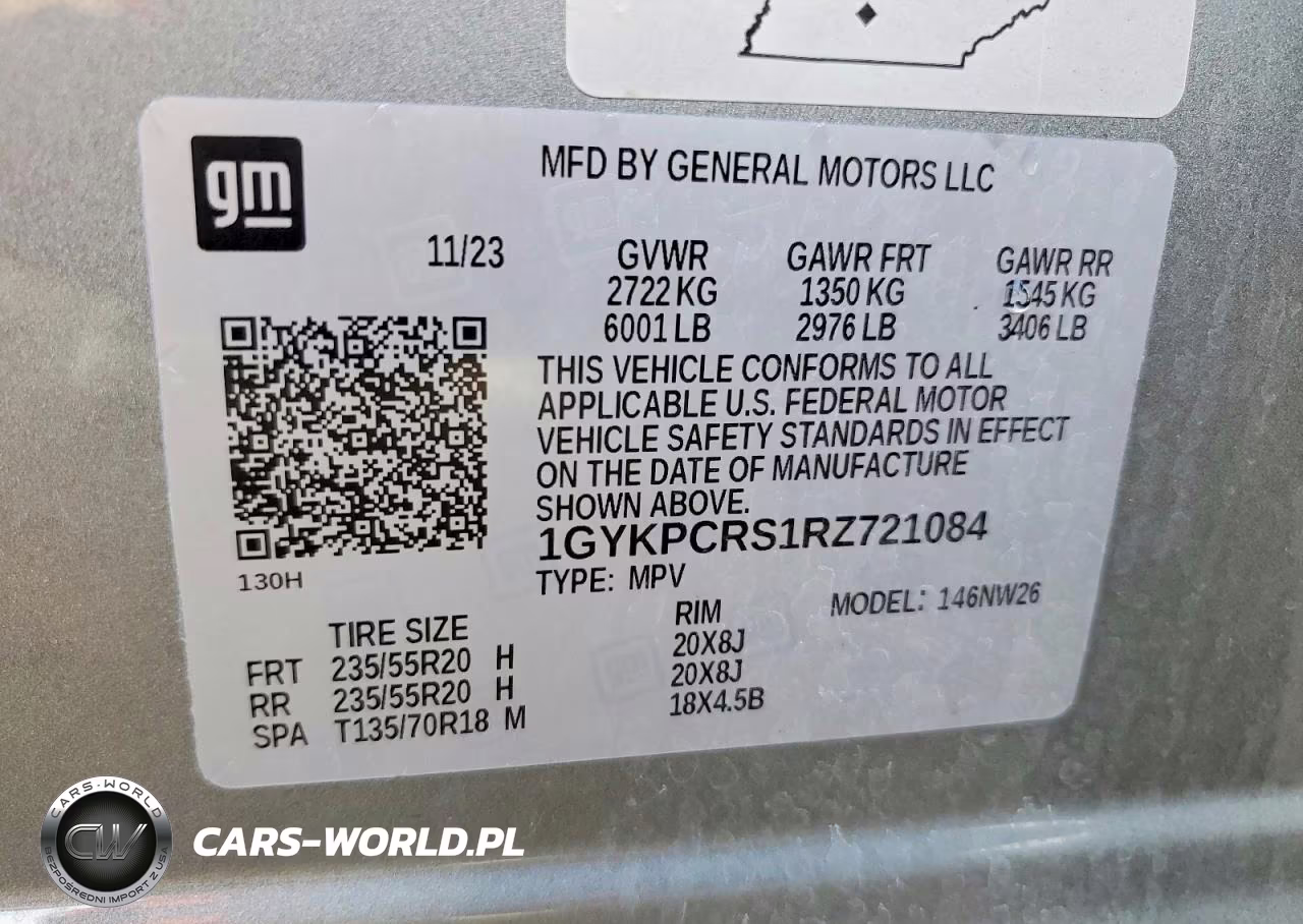 2024 Cadillac Xt6 Premium Luxury VIN:1GYKPCRS1RZ721084 - 13