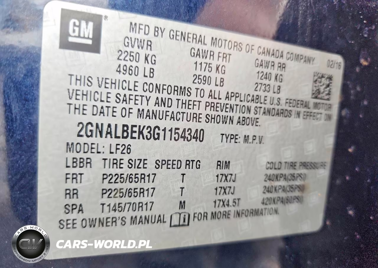 2016 Chevrolet Equinox Ls VIN:2GNALBEK3G1154340 - 13