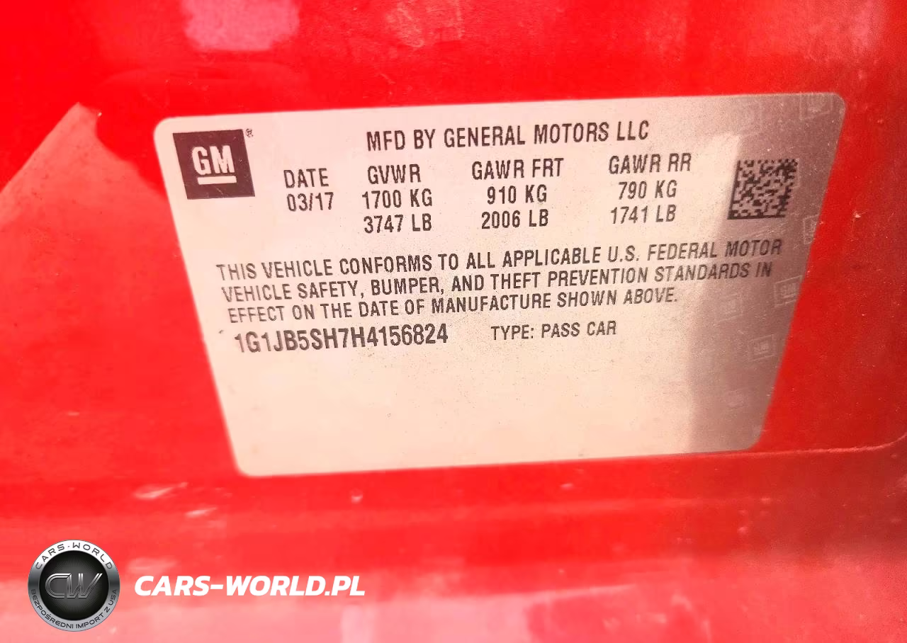 2017 Chevrolet Sonic Ls VIN:1G1JB5SH7H4156824 - 12