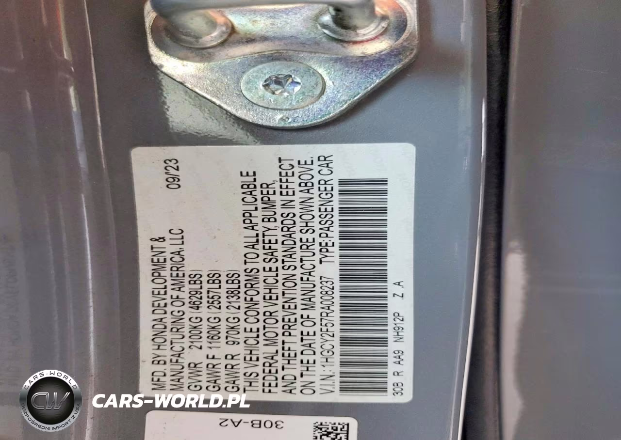 2024 Honda Accord Hybrid Sport VIN:1HGCY2F57RA008237 - 12
