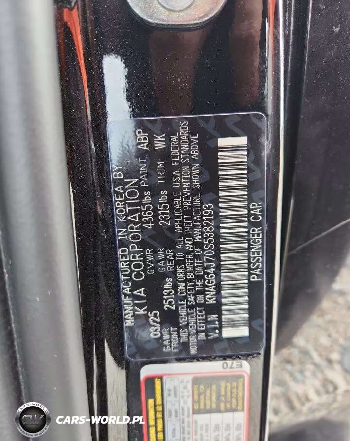 2025 Kia K5 Gt Line VIN:KNAG64J70S5382193 - 12