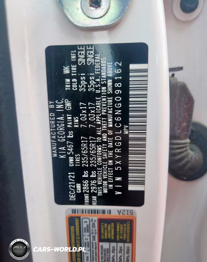 2022 Kia Sorento Lx VIN:5XYRGDLC6NG098162 - 13