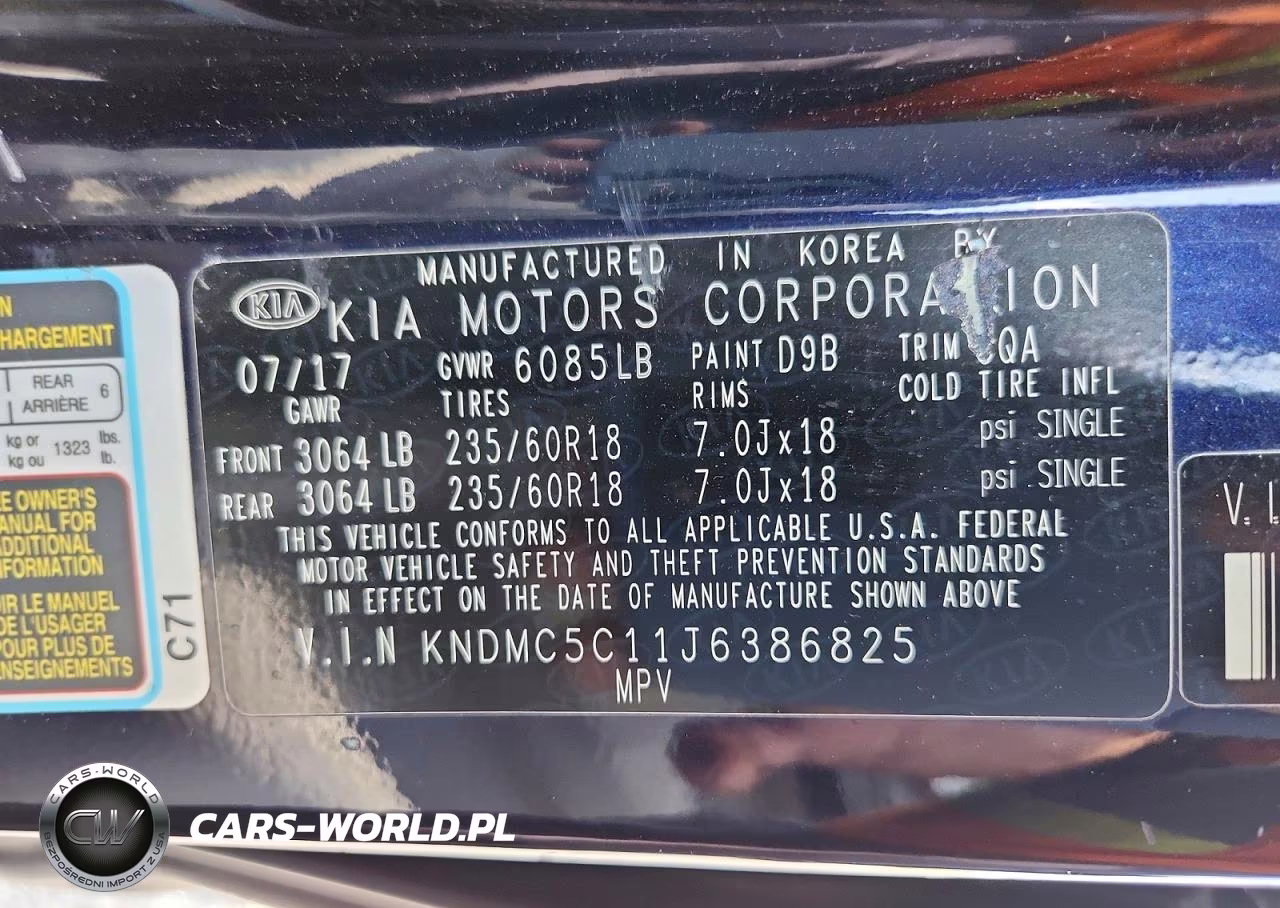 2018 Kia Sedona Ex VIN:KNDMC5C11J6386825 - 13