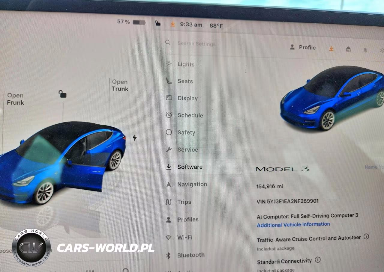2022 Tesla Model 3 VIN:5YJ3E1EA2NF289901 - 9