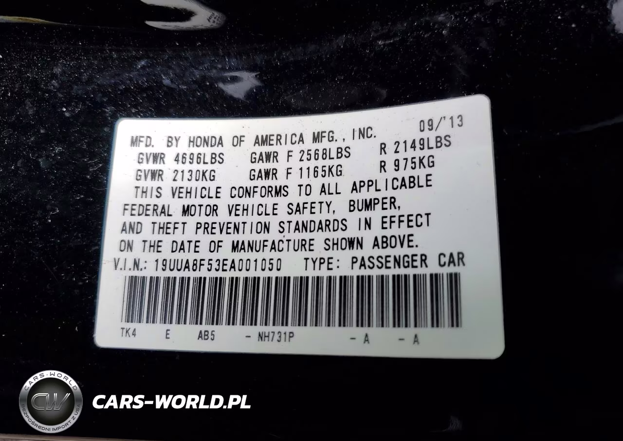2014 Acura Tl Tech VIN:19UUA8F53EA001050 - 13