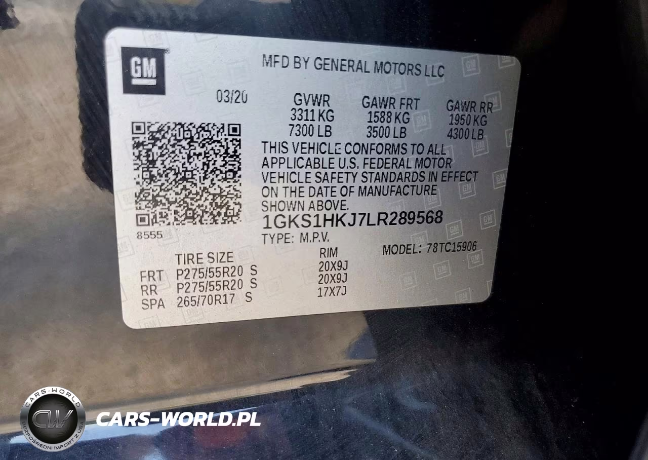 2020 GMC Yukon Xl Denali VIN:1GKS1HKJ7LR289568 - 13
