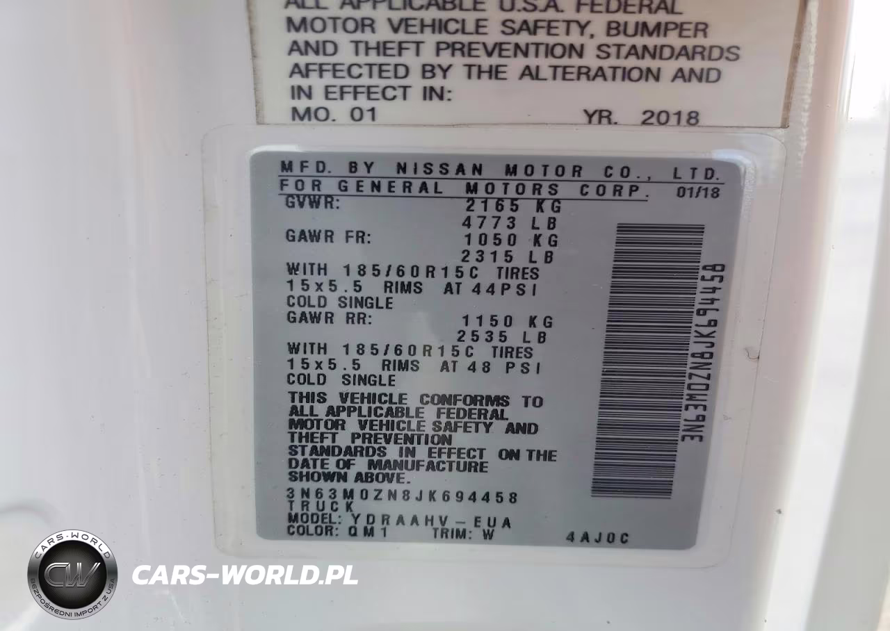 2018 Chevrolet City Express Lt Delivery Van VIN:3N63M0ZN8JK694458 - 13