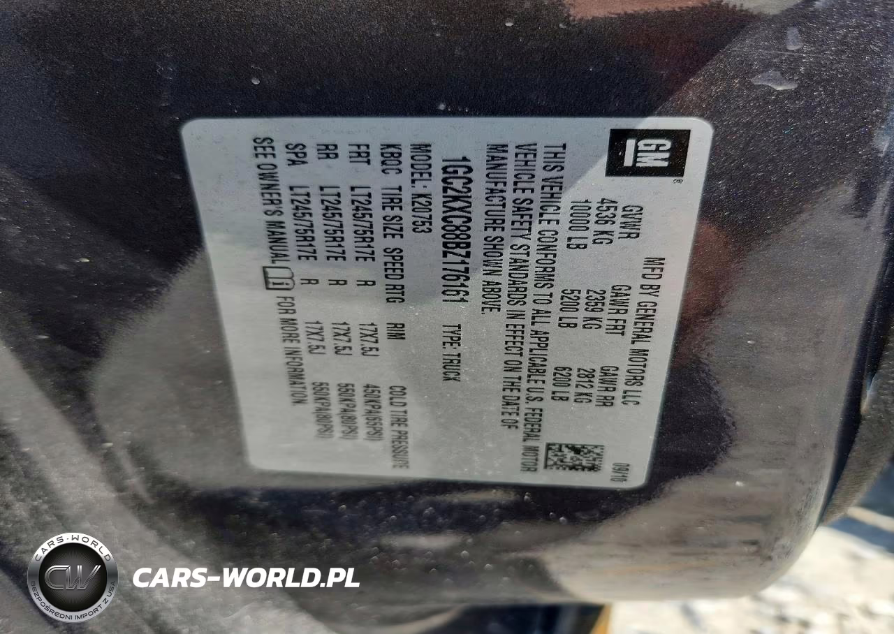 2011 Chevrolet Silverado K2500 Heavy Duty Lt VIN:1GC2KXC88BZ176161 - 12