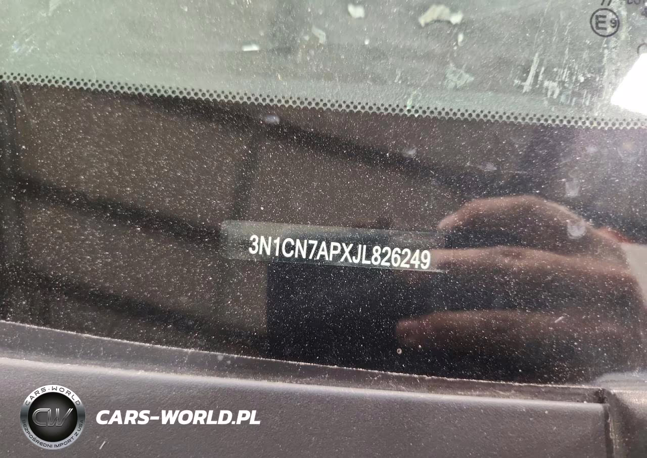 2018 Nissan Versa Sv VIN:3N1CN7APXJL826249 - 12
