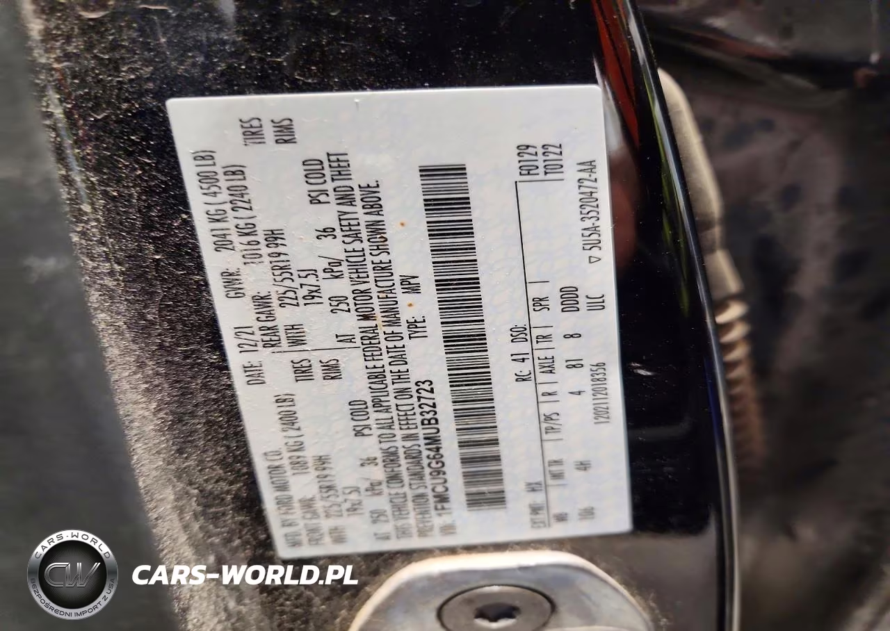 2021 Ford Escape Se VIN:1FMCU9G64MUB32723 - 13