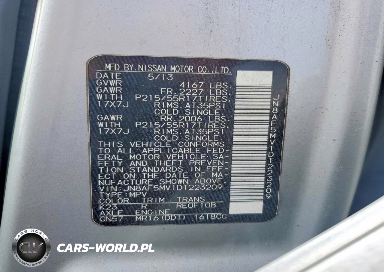 2013 Nissan Juke S VIN:JN8AF5MV1DT223209 - 13