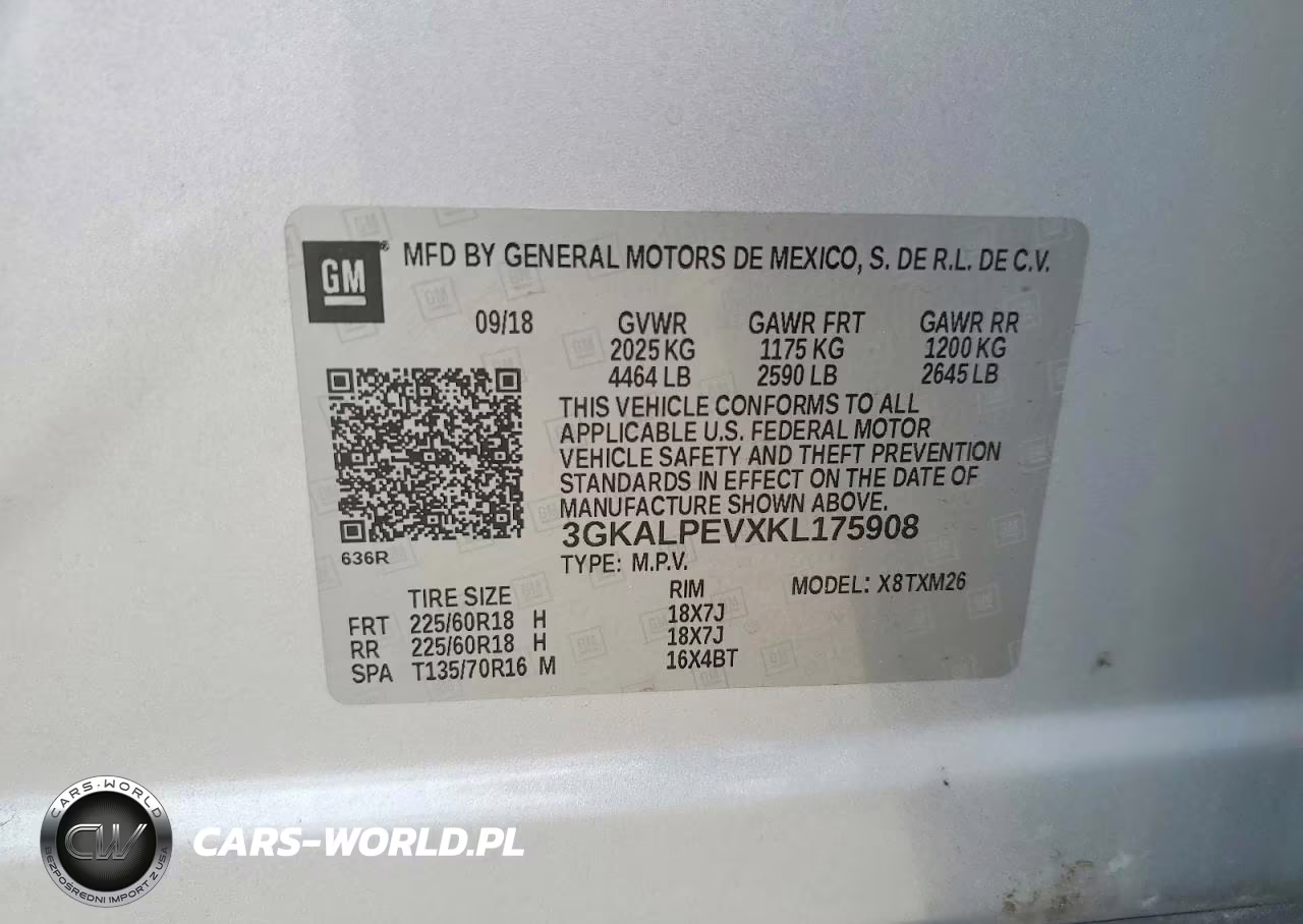 2019 GMC Terrain Slt VIN:3GKALPEVXKL175908 - 13