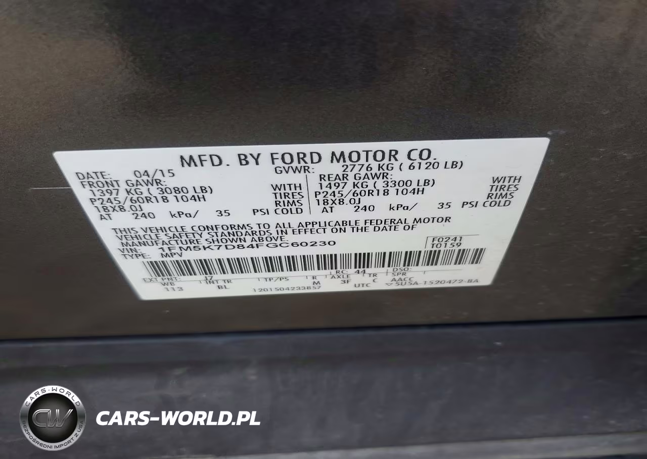 2015 Ford Explorer Xlt VIN:1FM5K7D84FGC60230 - 13