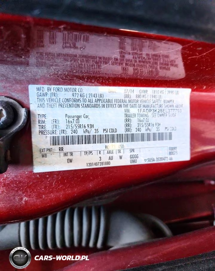 2014 Ford Focus Se VIN:1FADP3K28EL377703 - 12
