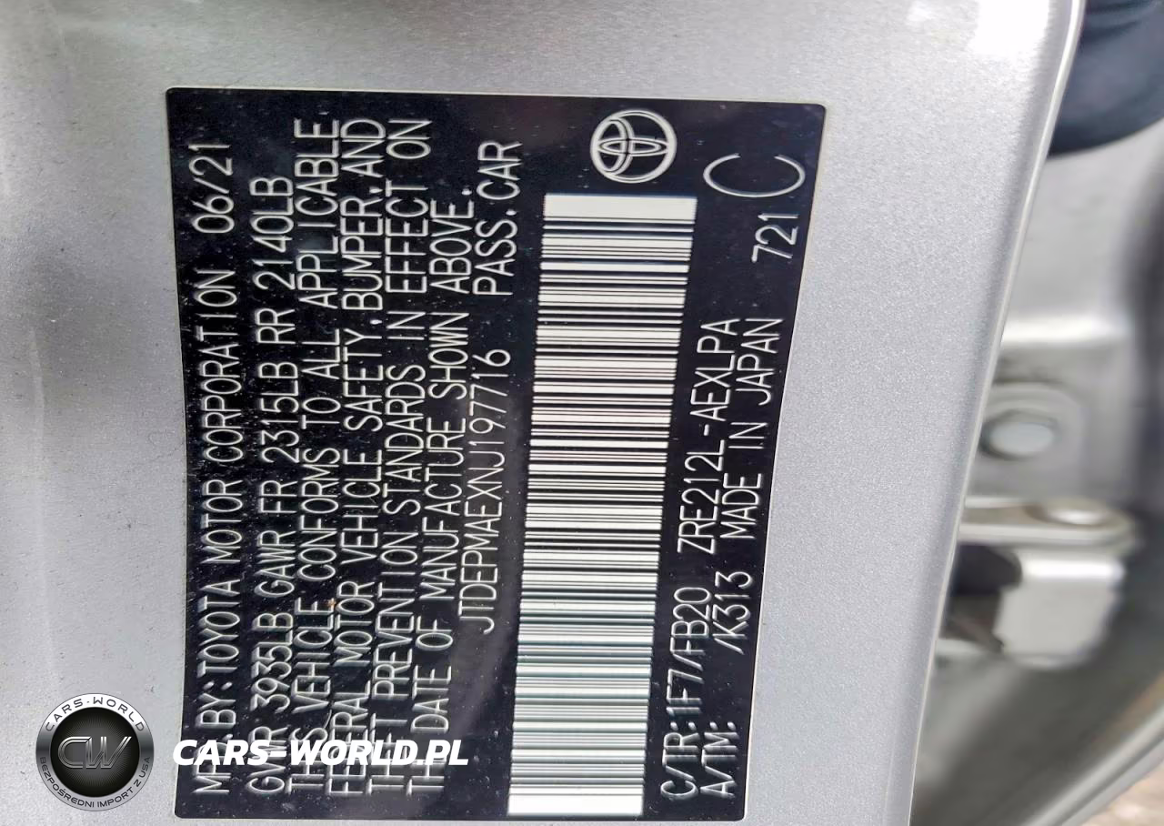 2022 Toyota Corolla Le VIN:JTDEPMAEXNJ197716 - 12