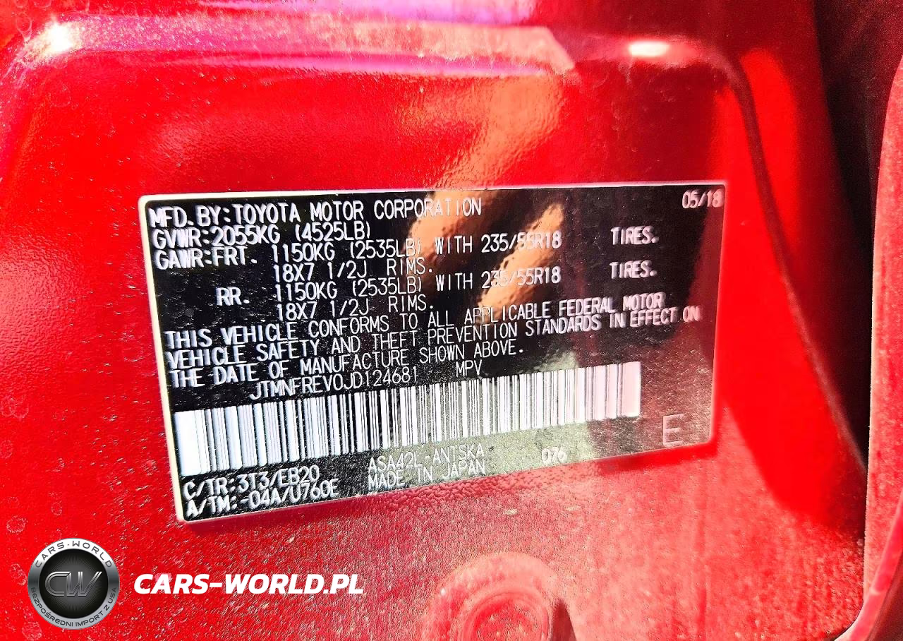 2018 Toyota Rav4 Se VIN:JTMNFREV0JD124681 - 13