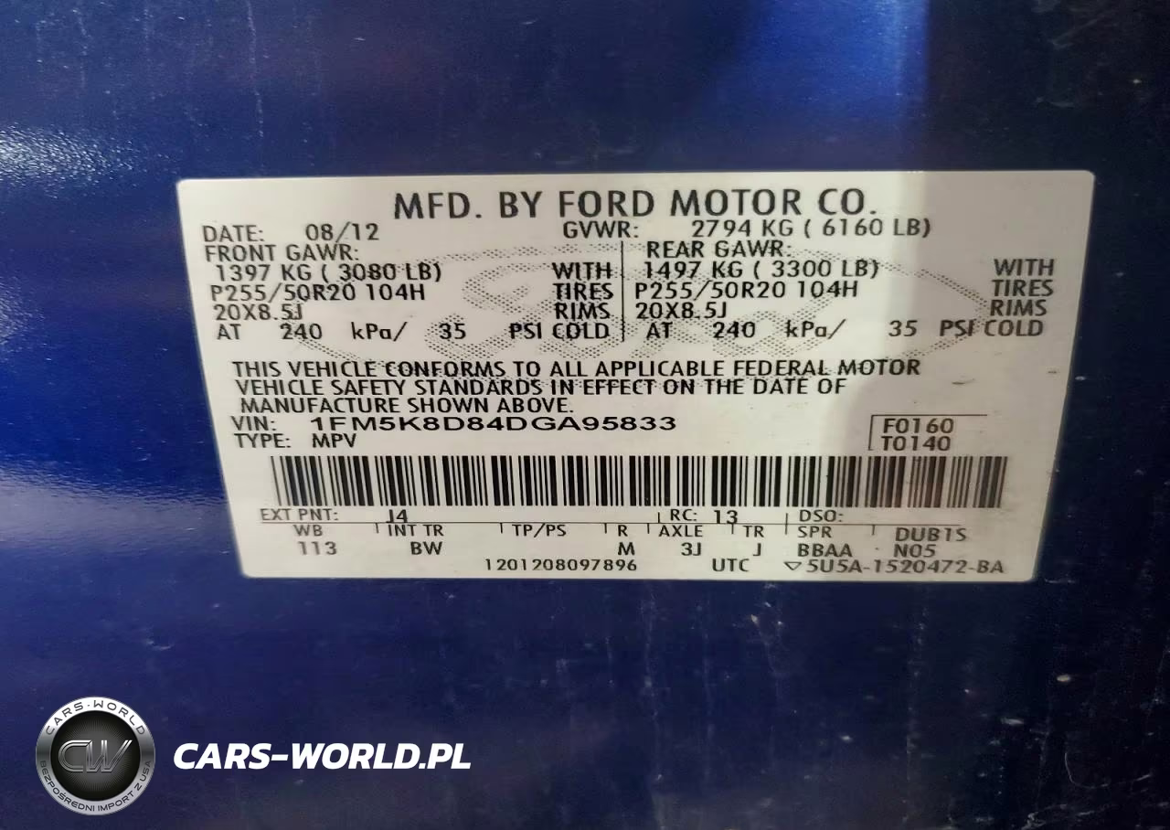 2013 Ford Explorer Xlt VIN:1FM5K8D84DGA95833 - 13