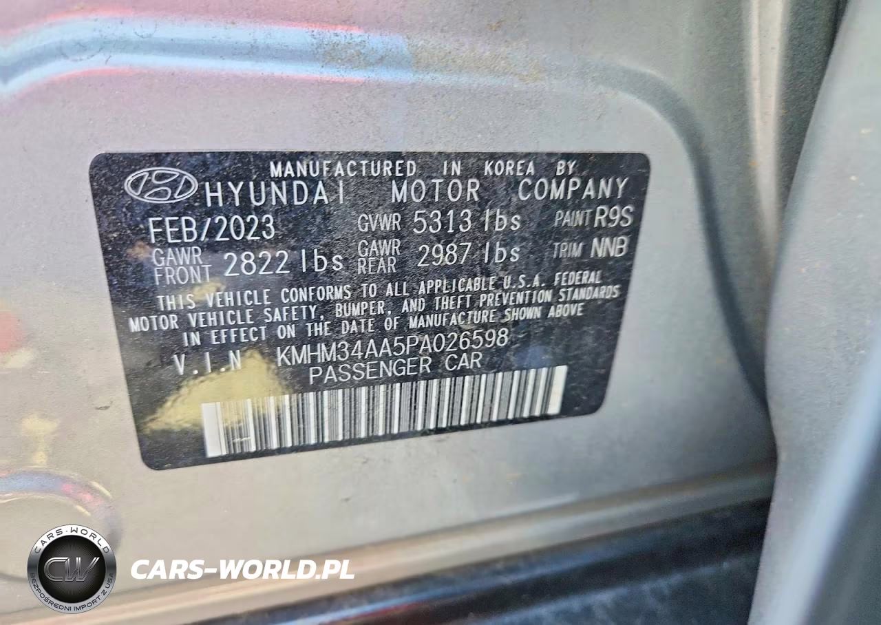 2023 Hyundai Ioniq 6 Sel VIN:KMHM34AA5PA026598 - 12