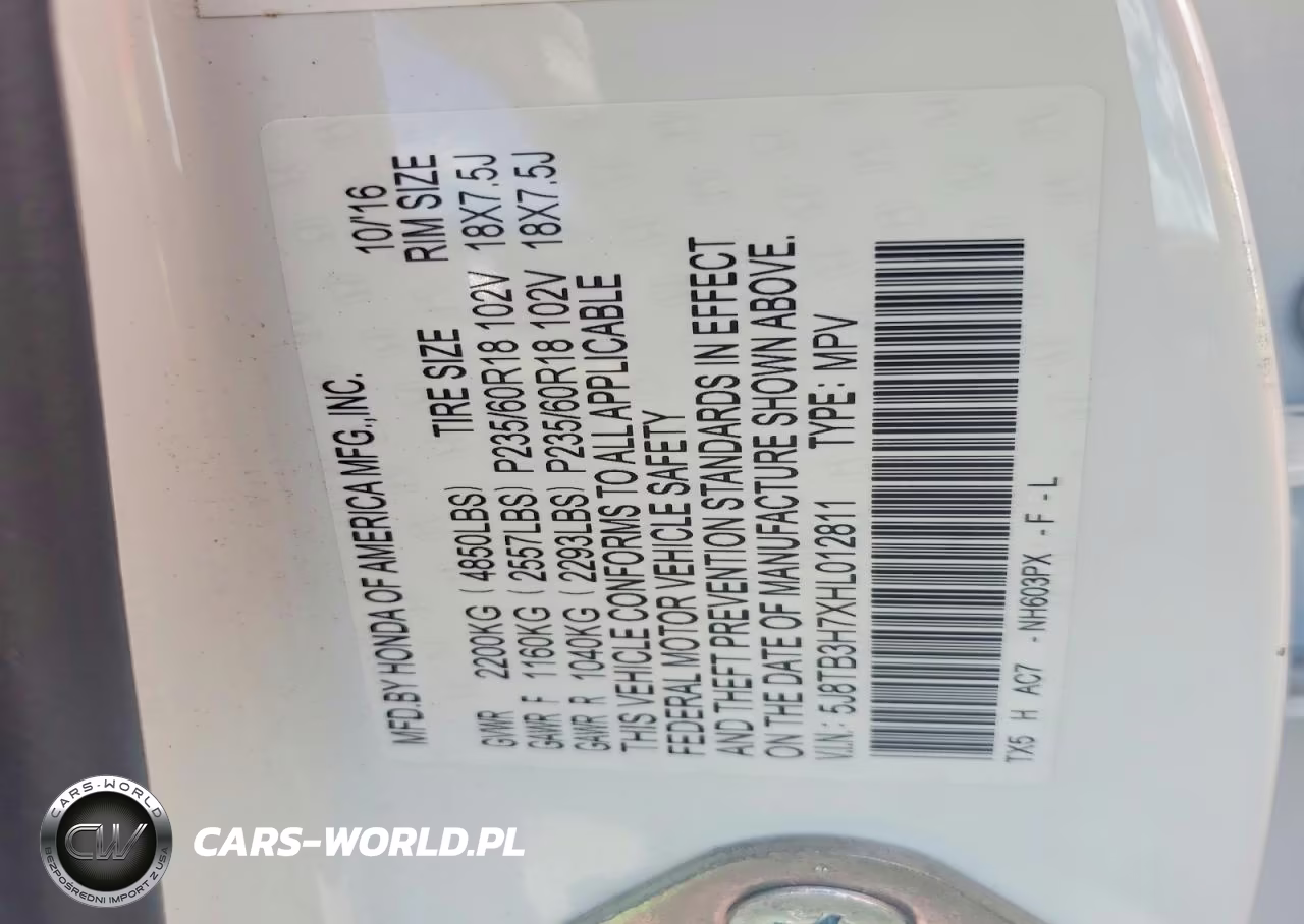 2017 Acura Rdx Advance VIN:5J8TB3H7XHL012811 - 13