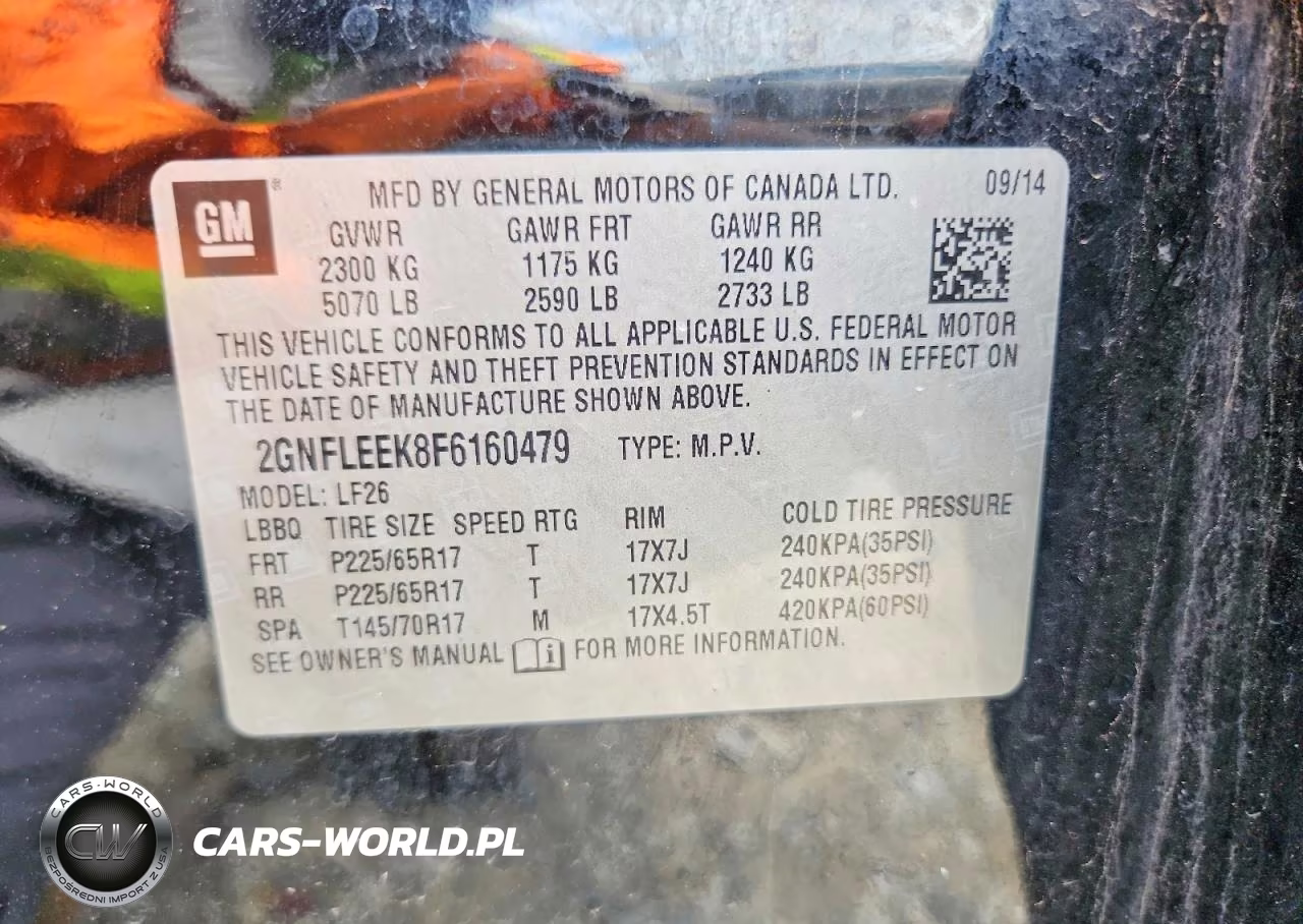 2015 Chevrolet Equinox Ls VIN:2GNFLEEK8F6160479 - 12