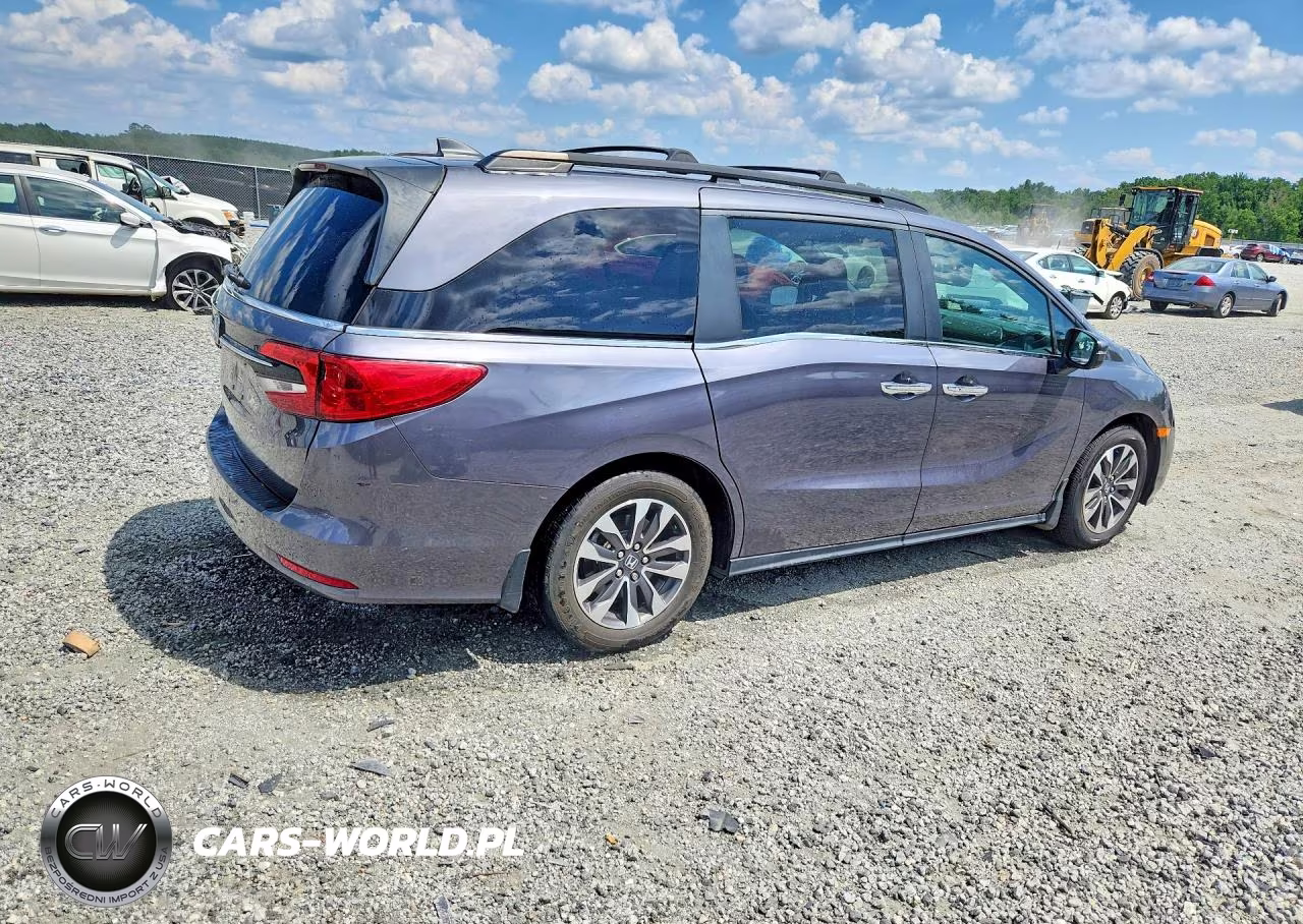2022 Honda Odyssey Exl VIN:5FNRL6H72NB036719 - 3