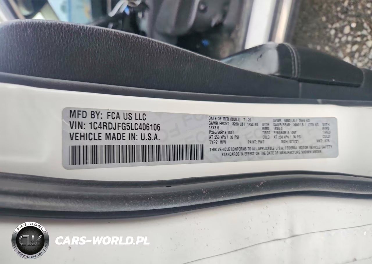 2020 Dodge Durango VIN:1C4RDJFG5LC406106 - 13