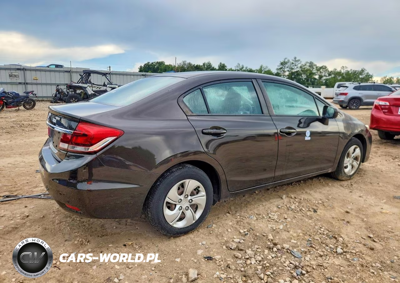 2014 Honda Civic Lx VIN:2HGFB2F57EH554949 - 3