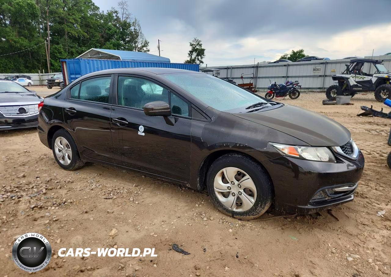 2014 Honda Civic Lx VIN:2HGFB2F57EH554949 - 4