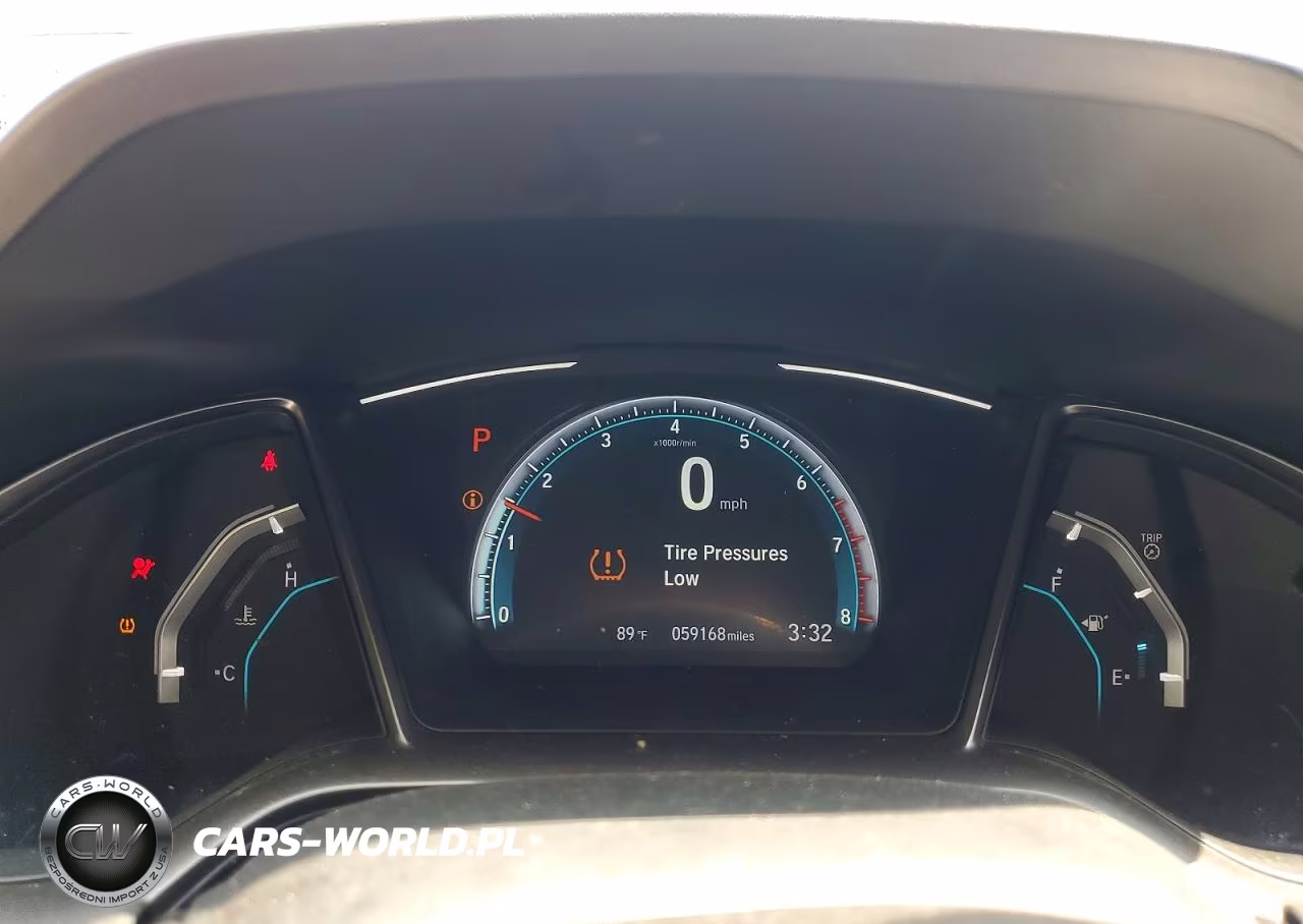 2020 Honda Civic Ex VIN:SHHFK7H67LU401667 - 9