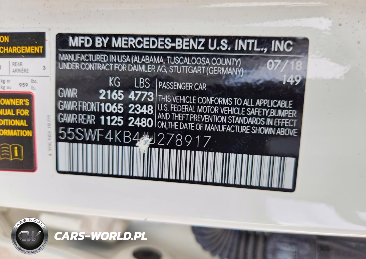 2018 Mercedes-Benz C 300 4Matic VIN:55SWF4KB4JU278917 - 12