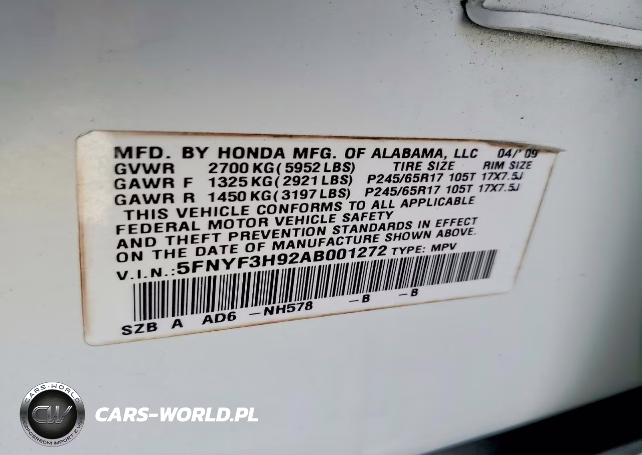 2010 Honda Pilot Touring VIN:5FNYF3H92AB001272 - 13